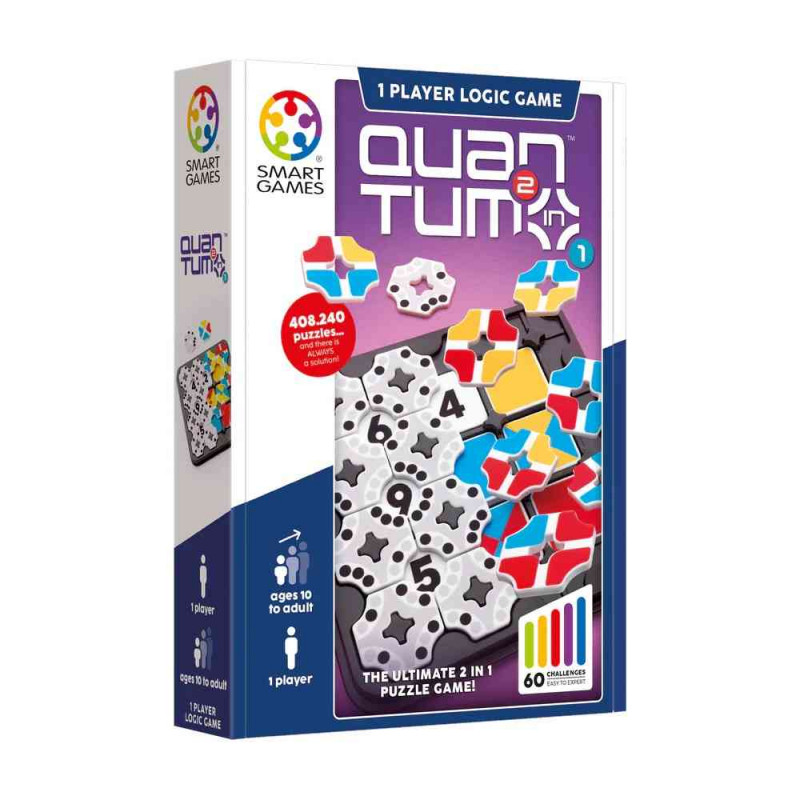 SMART GAMES QUANTUM - 2 IN 1 PUZZLE 