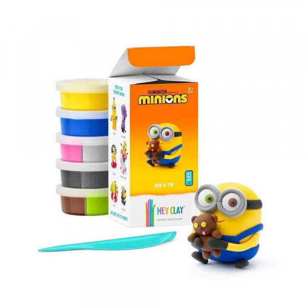 HEY CLAY SET ZA MODELOVANJE MINIONS BOB I TIM 