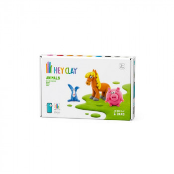 HEY CLAY SET PIGGY HORSE RABBIT 