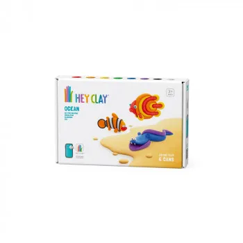 HEY CLAY SET CLOWNFISH DISCUS FISH EEL 