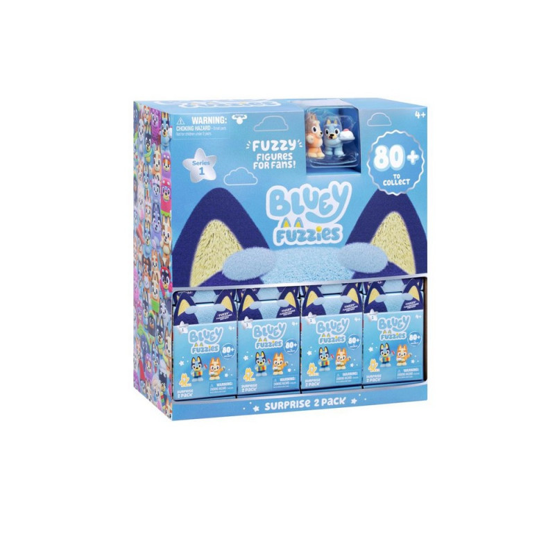 BLUEY FUZZIES 2PACK CDU 