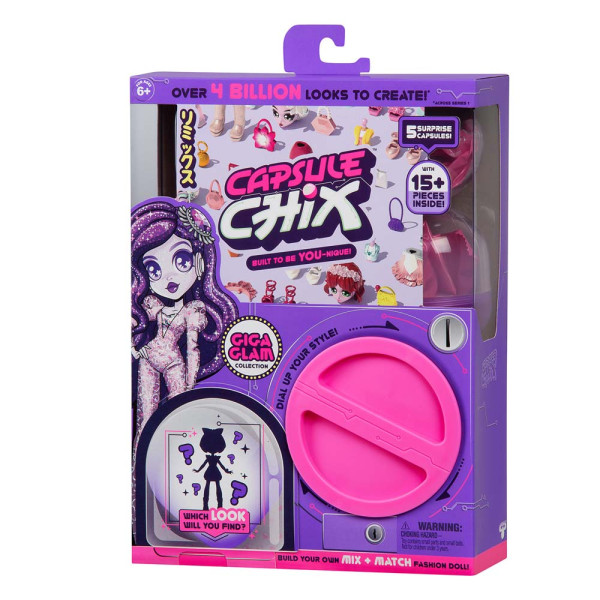 CAPSULE CHIX GIGA GLAM LUTKA ASST