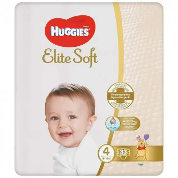 HUGGIES PELENE ELITE SOFT JUMBO 4, 33 KOM 