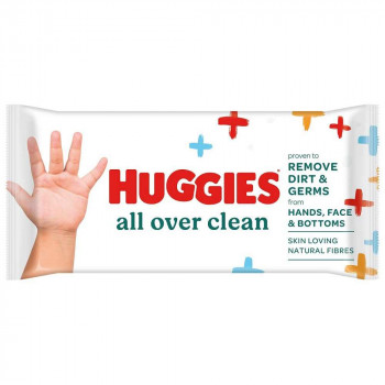 HUGGIES VLAZNE MARAMICE ALL OVER CLEAN, 56 KOM 