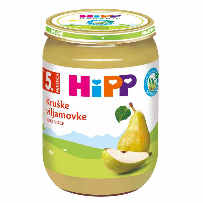 HIPP KASICA KRUSKA VILJAMOVKA 190G