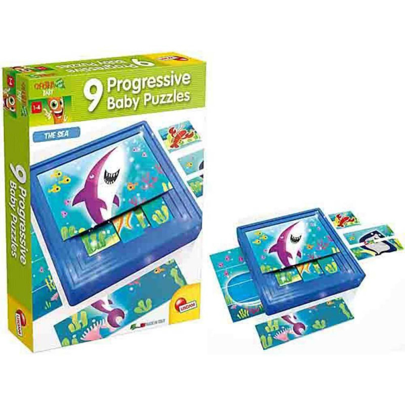 LISCIANI SLAGALICA BABY PROGRESIVE MORSKE ZIVOTINJE 49400
