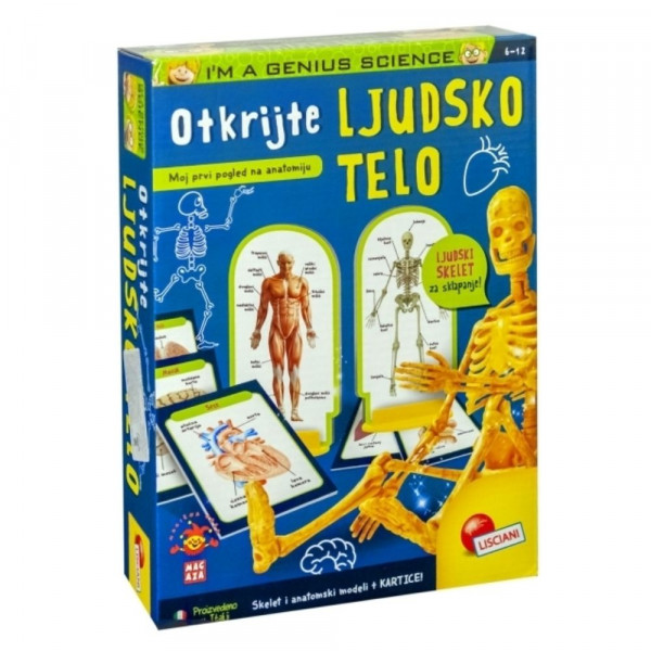 LISCIANI MALI GENIJE EDUKATIVNI SET OTKRIJTE LJUDSKO TELO 