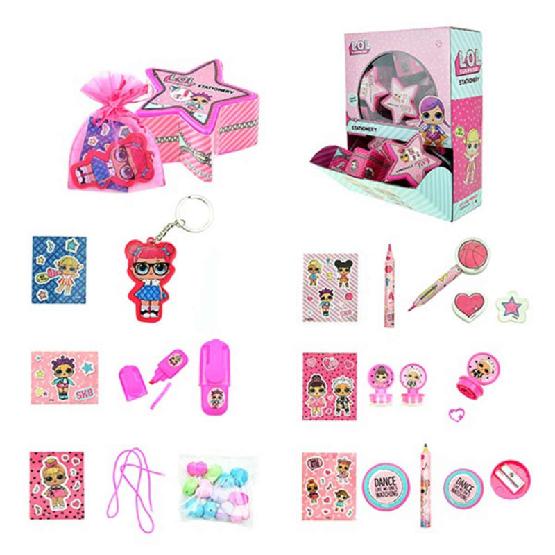 LOL SET STIONARY U ZVEZDI DISPLAY 24 PCS