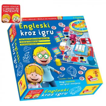 LISCIANI MALI GENIJE EDUKATIVNA IGRA GO GO ENGLISH MOJ PRVI ENGLESKI 