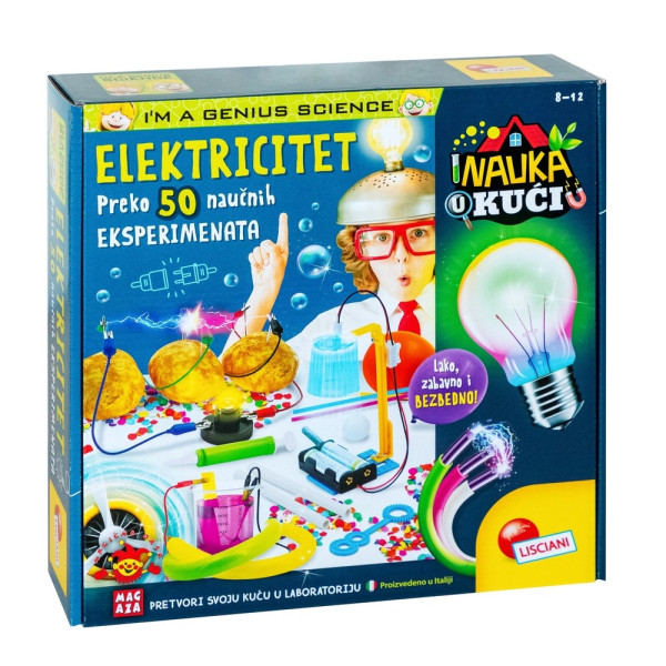 LISCIANI MALI GENIJE SR EDUKATIVNA IGRA ELEKTRICITET (1/6) 