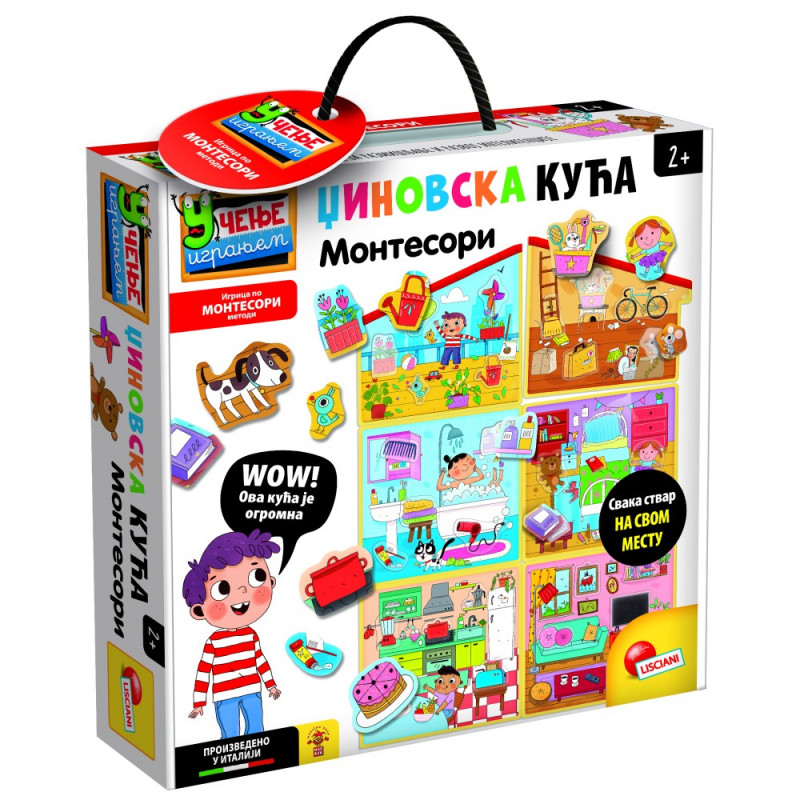 LISCIANI MONTESSORI EDUKATIVNA IGRA - DZINOVSKA KUCA