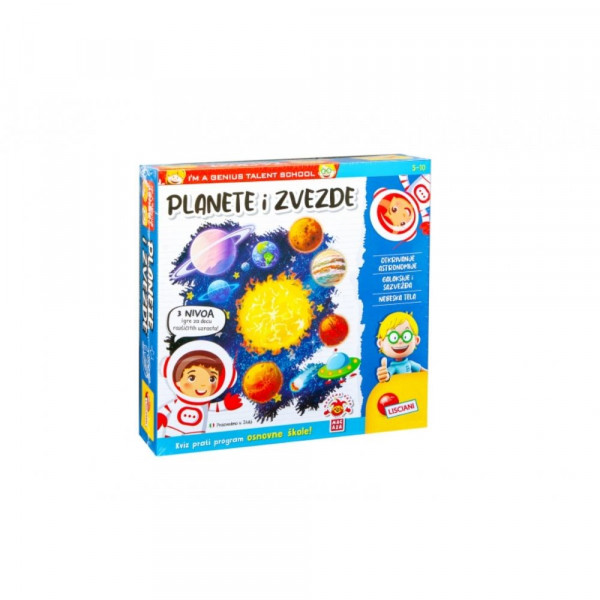 LISCIANI MALI GENIJE EDUKATIVNI SET PLANETE I ZVEZDE 