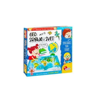 LISCIANI MALI GENIJE SR EDUKATIVNI SET ZANIMLJIVA GEOGRAFIJA LISCIANI 
