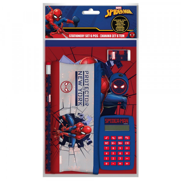 SKOLSKI SET SA KALKULATOROM SPIDERMAN 