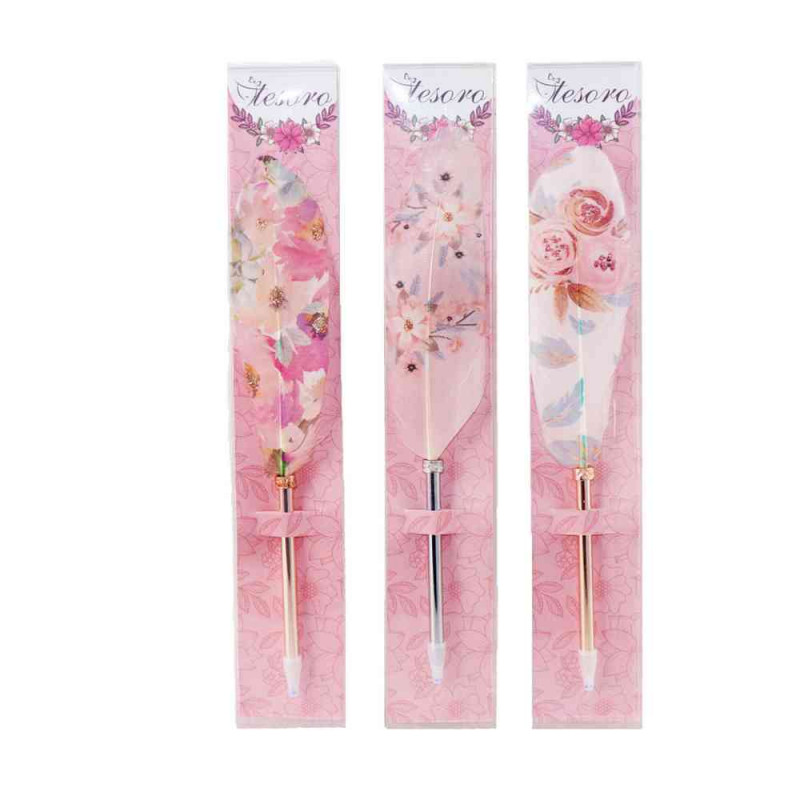 OLOVKA FEATHER FLOWER ASST