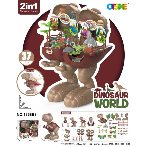 MILLA TOYS DINO PARK SET 37 PCS 