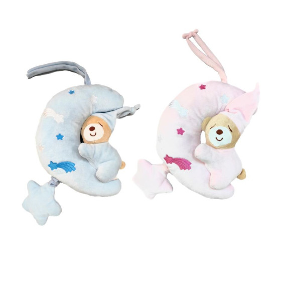 MILLA TOYS PLISANA MUZICKA IGRACKA NA POTEZ MEDA NA MESECU MIKS BOJA 
