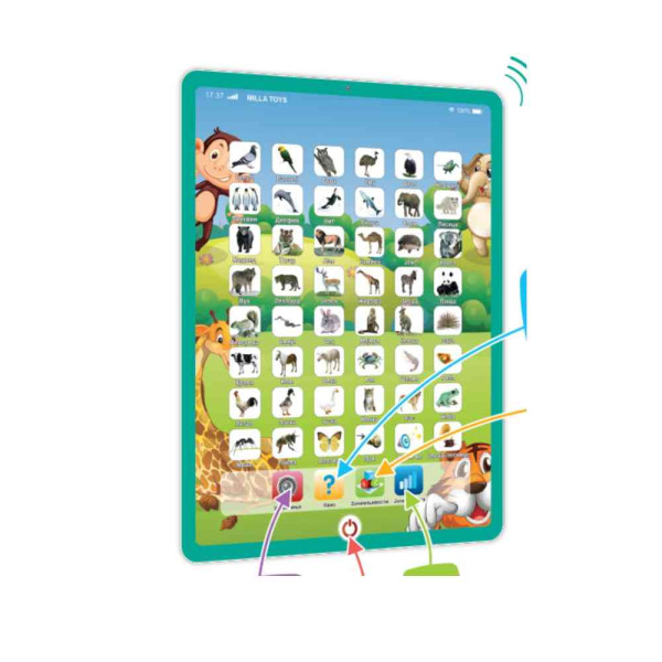 MILLA TOYS INTERAKTIVNI TABLET ZIVOTINJE 