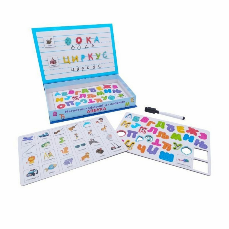 MILLA TOYS MAGNETNI KOFERCIC SA SLOVIMA - AZBUKA 