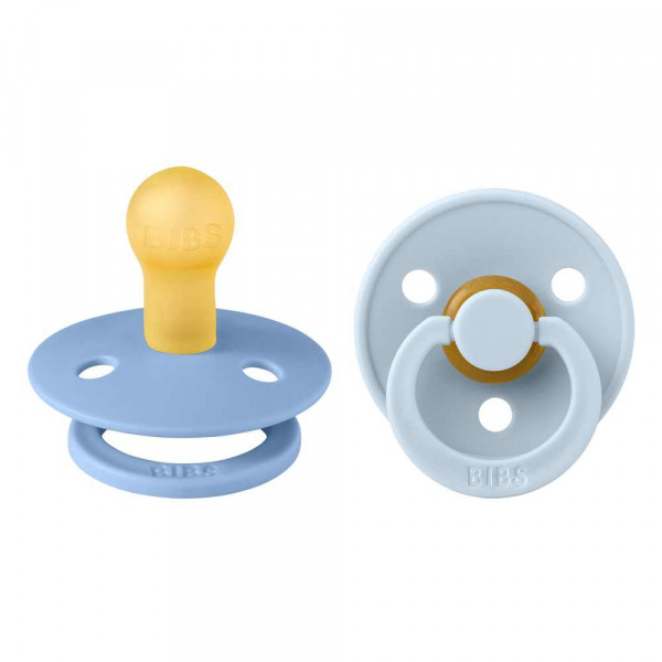 BIBS VARALICA KAUCUK BLUE & SKY BLUE 0-6M