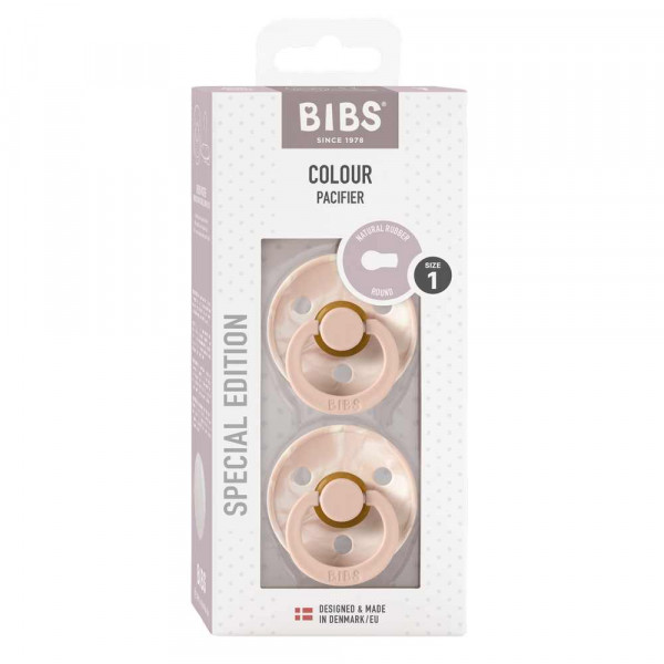 BIBS VARALICA KAUCUK TIE DYE BLUSH/IVORY 0-6M