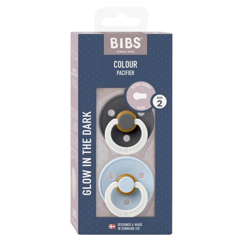 BIBS VARALICA KAUCUK IRON NIGHT & BLUE NIGHT 6-18M