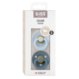 BIBS VARALICA KAUCUK ANATOMICAL BLUE & PETROL 0-6M