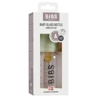 BIBS STAKLENA FLASICA 110ML SAGE 