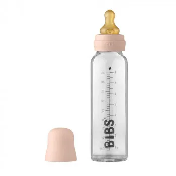 BIBS STAKLENA FLASICA 225ML BLUSH 