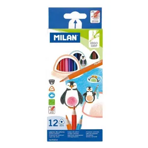 MILAN DRVENE BOJICE 12 KOM TROUGLASTE