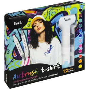 FIORELLO AIRBRUSH SET SPREJ ZA BOJENJE TEKSTILA 