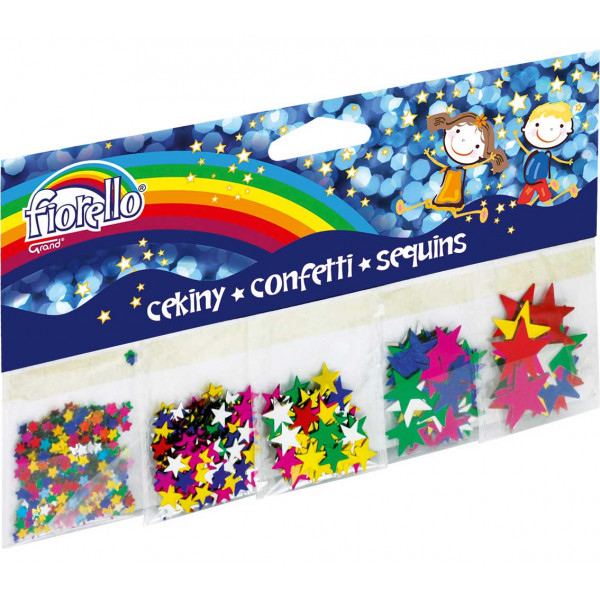 FIORELLO CRAFT 5 X 2 G ZVEZDICE RAZLICITIH VELICINA 