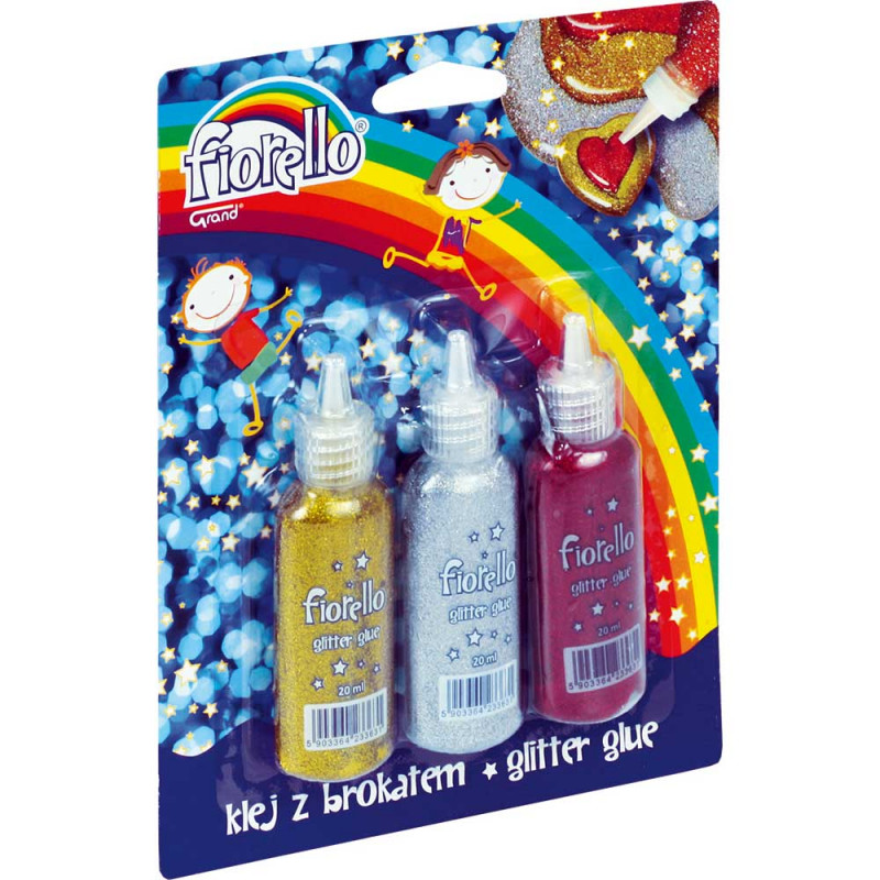 FIORELLO GLITTER LEPAK BLISTER 3 KOMX 20 ML