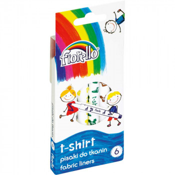 FIORELLO FLOMASTERI ZA TKANINU 6 BOJA 
