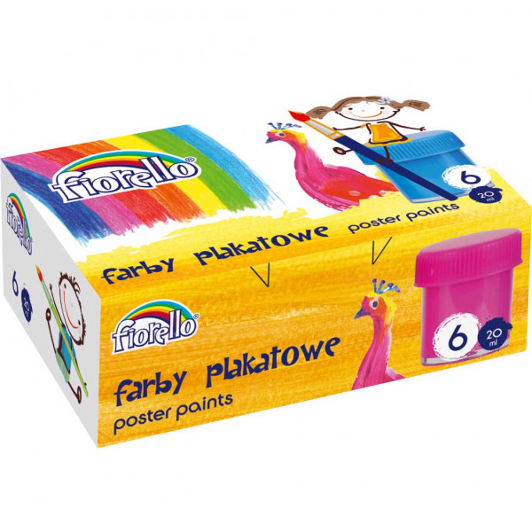 FIORELLO TEMPERA 6 BOJA X 20 ML 