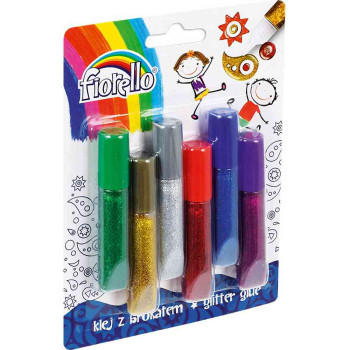 FIORELLO GLITER LEPAK BLISTER  6 BOJA X 6ML 