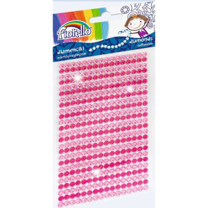 FIORELLO DIJAMANT STIKERI SAMOLEPLJIVI VECI PINK