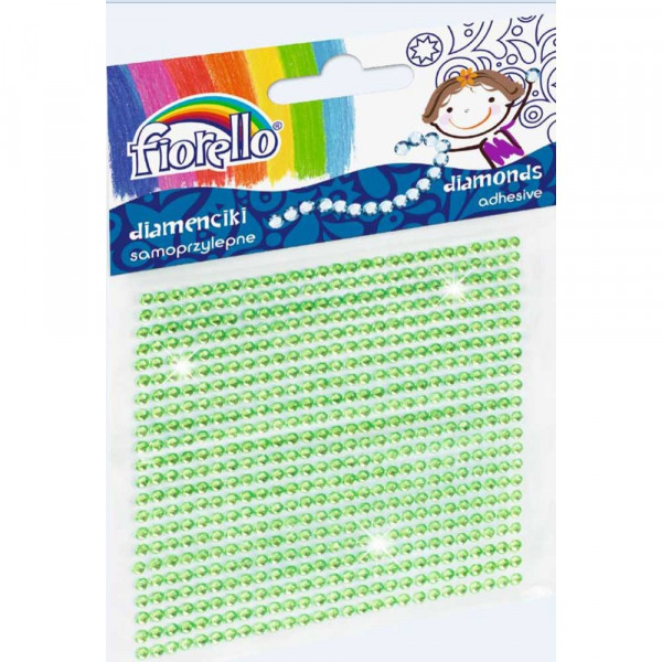 FIORELLO DIJAMANT STIKERI SAMOLEPLJIVI MANJI ZELENI 