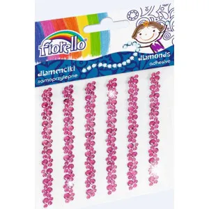 FIORELLO DIJAMANT STIKERI SAMOLEPLJIVI MANJI PINK