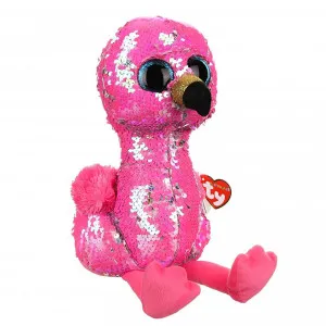 TY SJAJNA PLISANA IGRACKA FLAMINGO PINKY