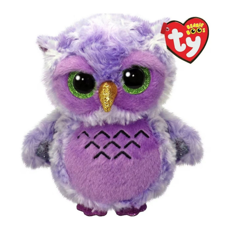 TY PLISANA IGRACKA LJUBICASTA SOVA 