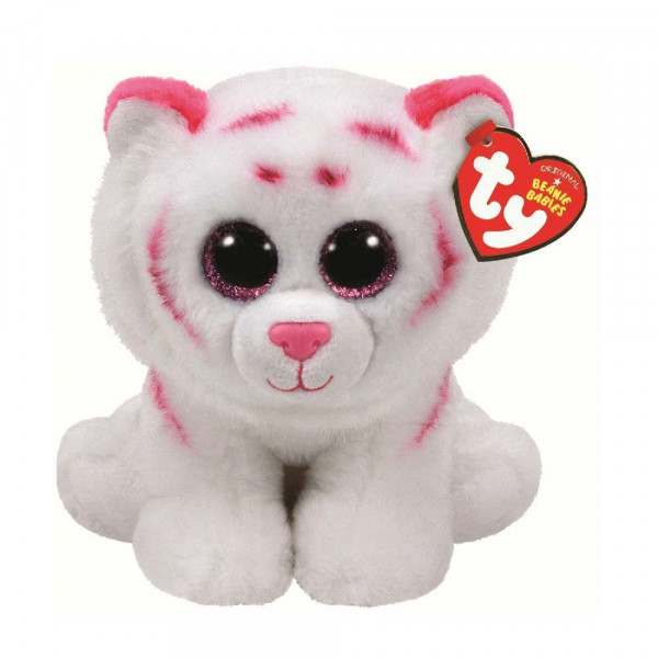TY PLISANA IGRACKA TABOR - PINK-WHITE TIGER 