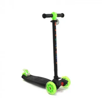 KIDS TROTINET LED CRNO ZELENI 