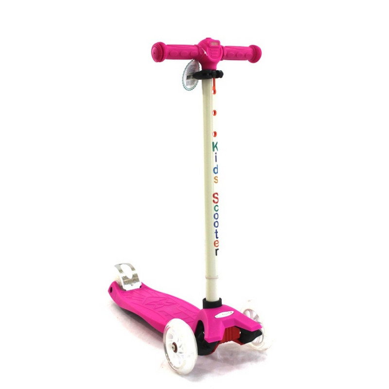 KIDS TROTINET LED PINK BELI