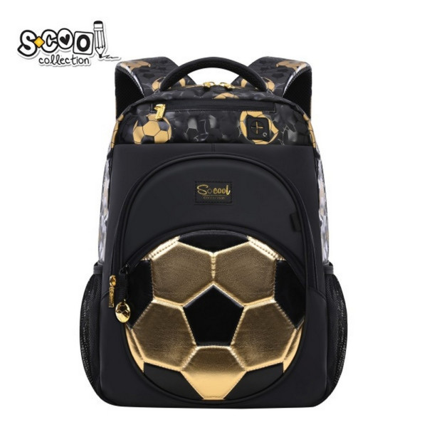 S-COOL RANAC OJACANA LEDJA GOLD FOOTBALL 40*29*14CM SC3170 