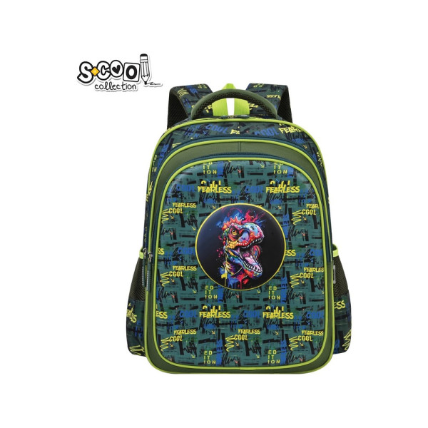 S-COOL RANAC OJACANA LEDJA 3D EVA DINO 42*30*22CM SC2996 