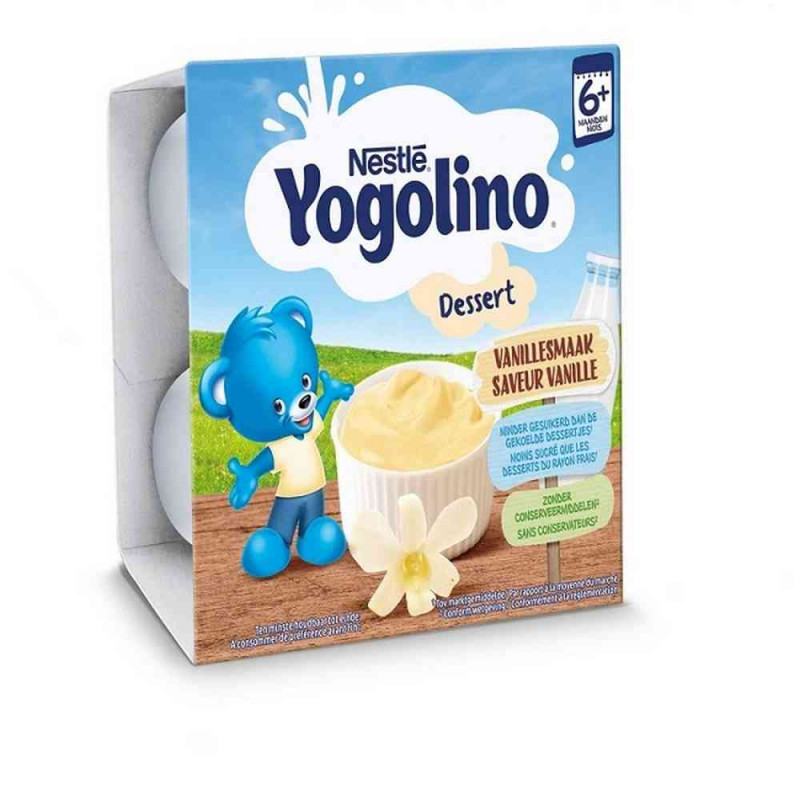 NESTLE YOGOLINO SEM VANILLE 6 4X100G  PT 