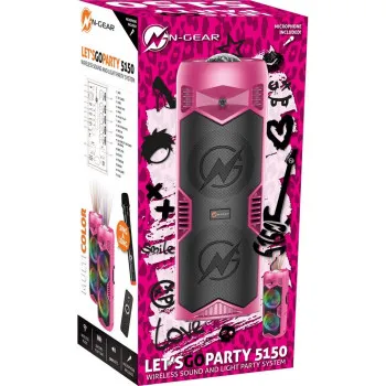 N-GEAR LETS GO PARTY KARAOKE SET 5150 PINK 