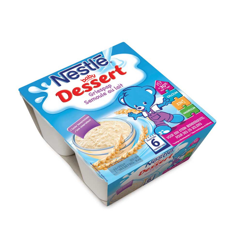 NESTLE BEBI DEZERT GRIZ 6M (4x100G) 