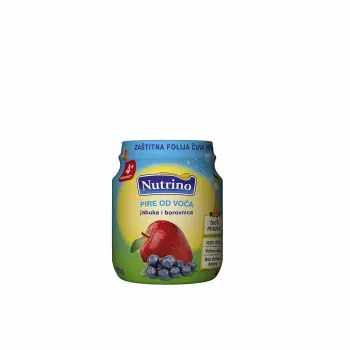 NUTRINO PIRE OD VOCA JABUKA I BOROVNICA 125G 